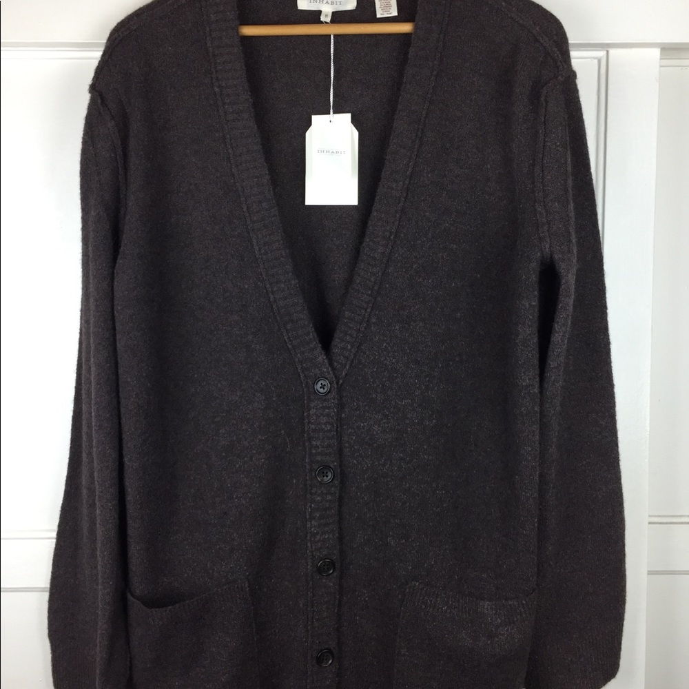 Inhabit Cardigan Sweater NWT